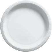 White Extra Sturdy Paper Dinner Plates, 10in, 20ct